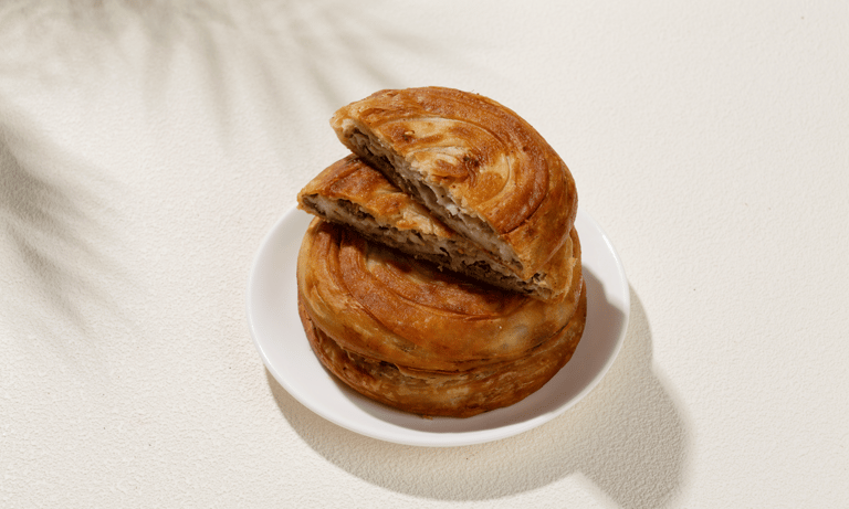 Beef Scallion pancake– Halal Small Bite | Kol Noodle NYC