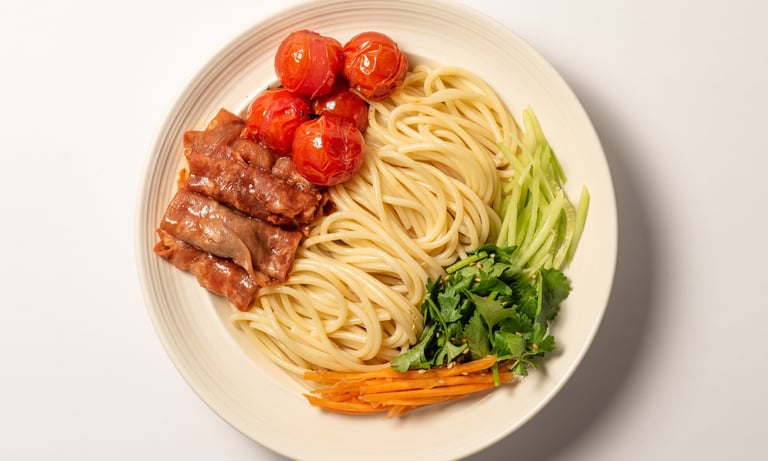 Cold Noodles with beef – Halal Noodle Restaurant NYC
