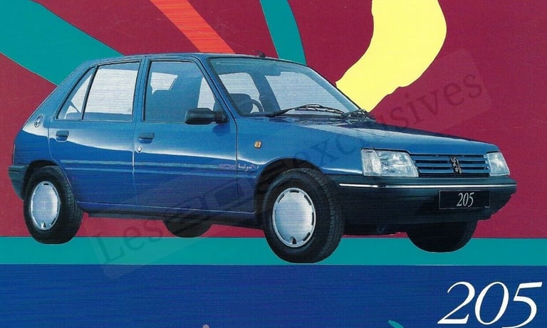 Brochure Peugeot 205 Mardi Gras