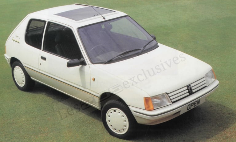 Brochure Peugeot 205 Open