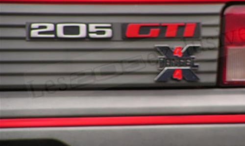 peugeot 205 gti 4x4 Dangel