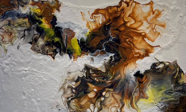 Michel Ange - Tableau art abstrait - art contemporain - acrylique sur toile
