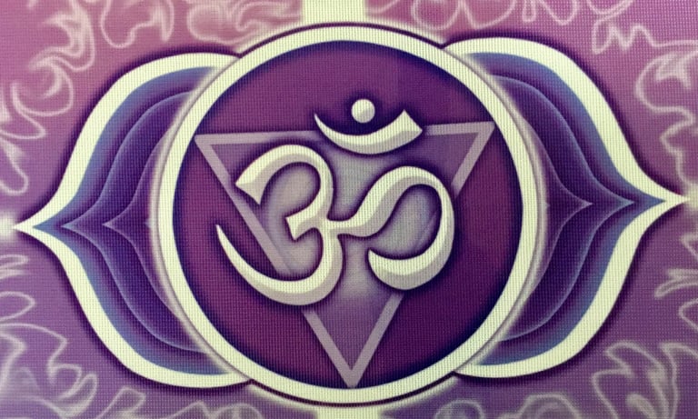 Third-Eye chakra's indigo symbol