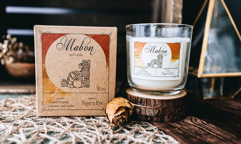 Mabon Candle