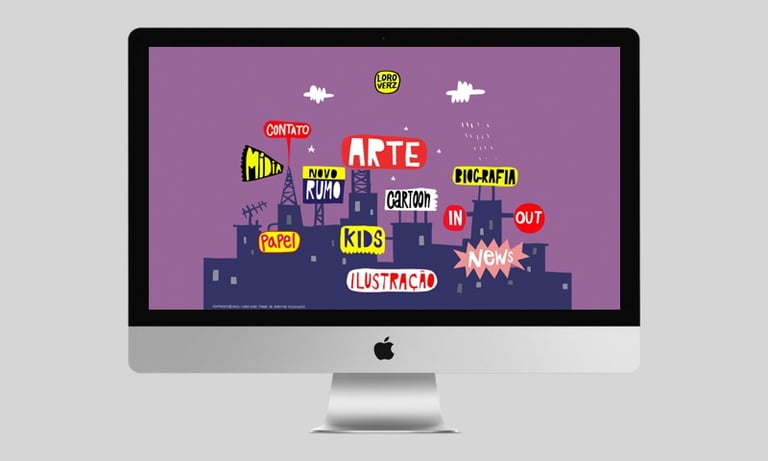 Site do Artista plástico Loro Verz - Site
