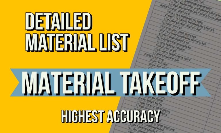 B&B System Design LLC Material takeoff services : Manual J, Manual S, Manual D, Radiant Design, Rescheck, Material Takeoff