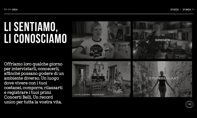 Sentiamo, conosciamo a te