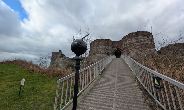 VR Camera at Beeston Castle
