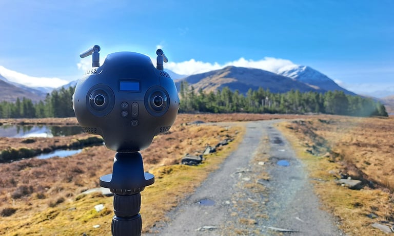 VR in the mountains