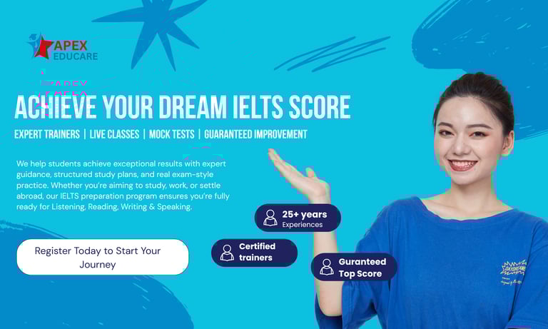 Apex IELTS preparation online and offline