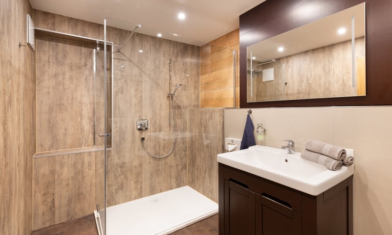 Badezimmer mit Dusche, Apart Penken