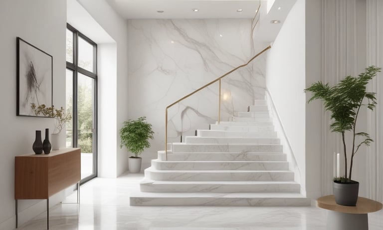 revestimiento de escaleras