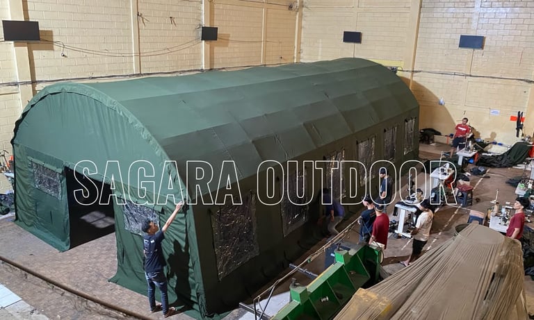 tenda lengkung standar tni