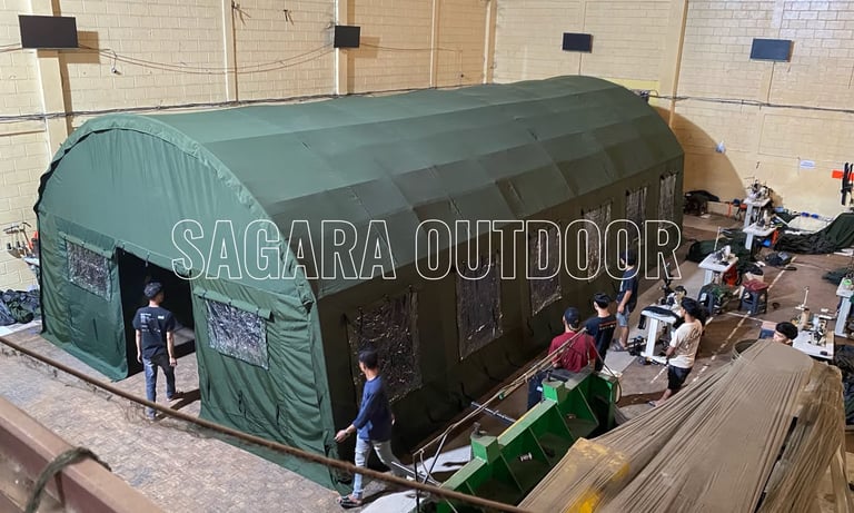 tenda lengkung standar tni