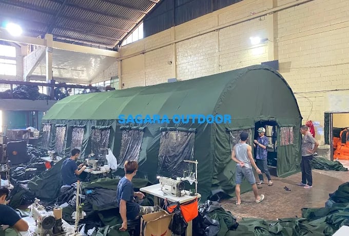 tenda lengkung standar tni