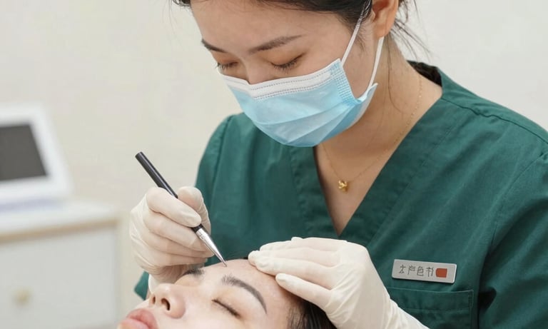 Creative digital marketing concept with social media icons and analytics charts.