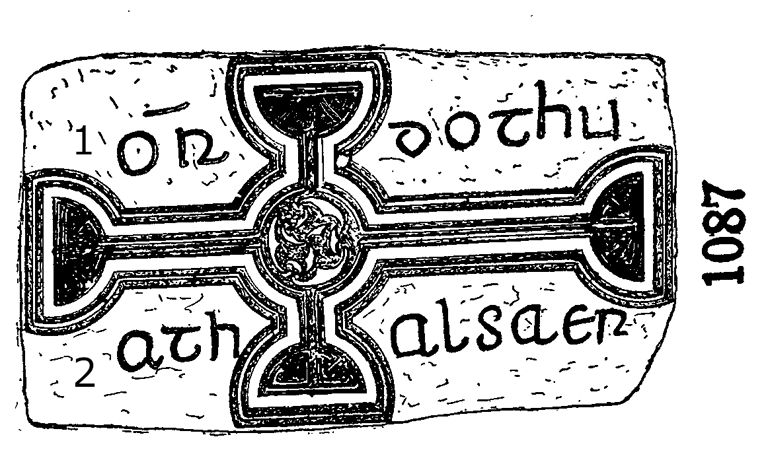 Clonmacnois Runestone 1087 - Barony of Garrycastle, County of Offally, Ireland