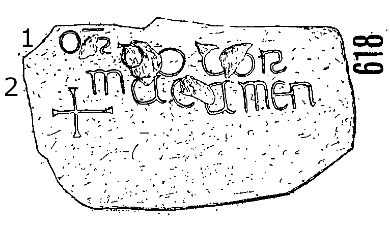 Clonmacnois Runestone 618 - Barony of Garrycastle, County of Offally, Ireland