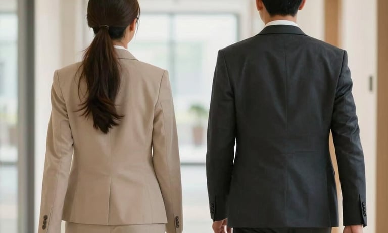 A curved facade covered in white latticework
