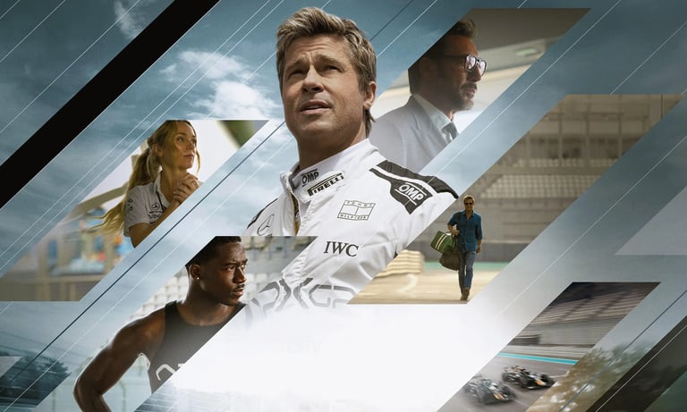 f1 the movie cast graphic