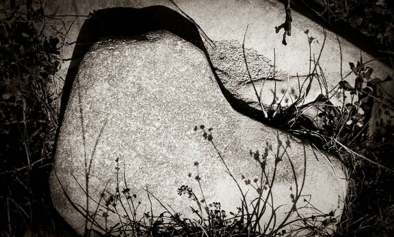 The Australian Journey - riverbed rocks 20, 2024 ©Regina Anzenberger