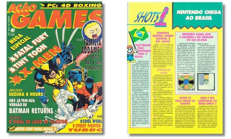 Revista Ação Games edição 033 de Abril de 1993