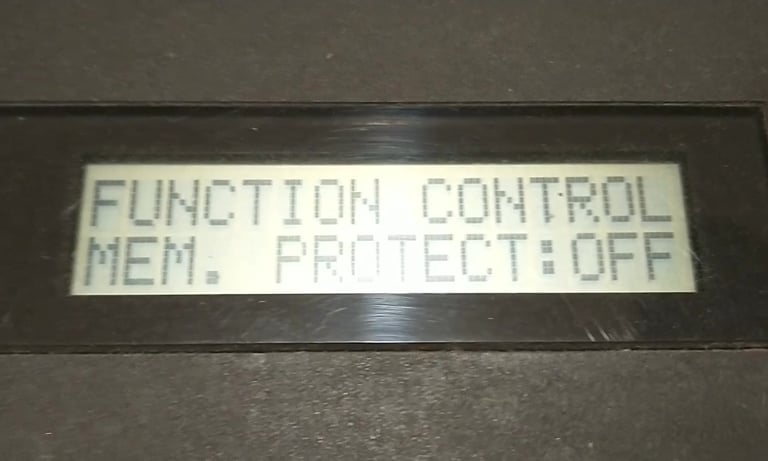 DX9 to DX7 Mem Protect Off Message