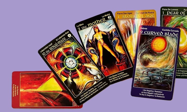 I Am One Tarot Deck for intuitive psychic tarot readings beginers and advanced by Maya Britan