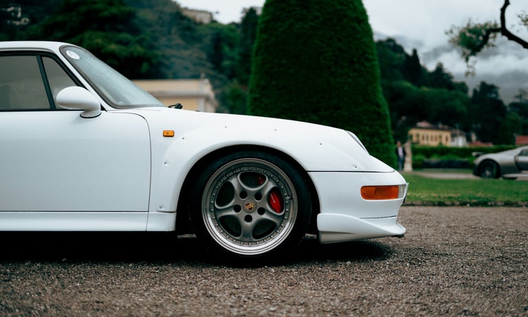 rare Porsche 911 at a car show