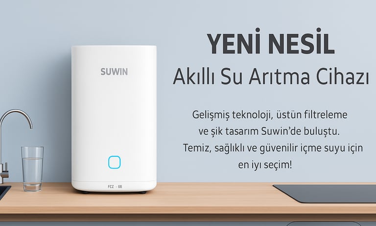 İzmir Ayrancılar bölgesinde yüksek performans, modern tasarım ve uzun ömürlülük sunan su arıtma ciha