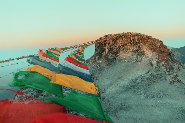 Tibetan Buddhist Prayer Flags.  Learn about Buddhism