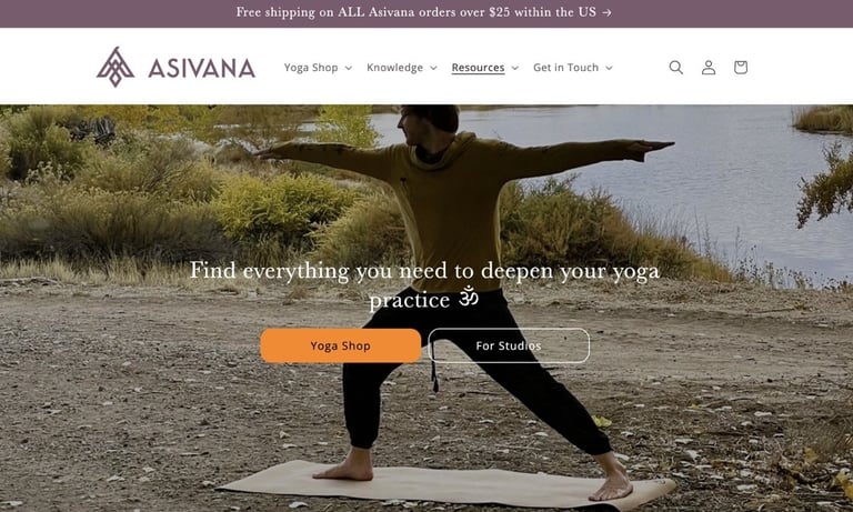 Asivana Yoga Website