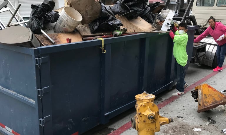 Warehouse cleanup in Downtown L.A.