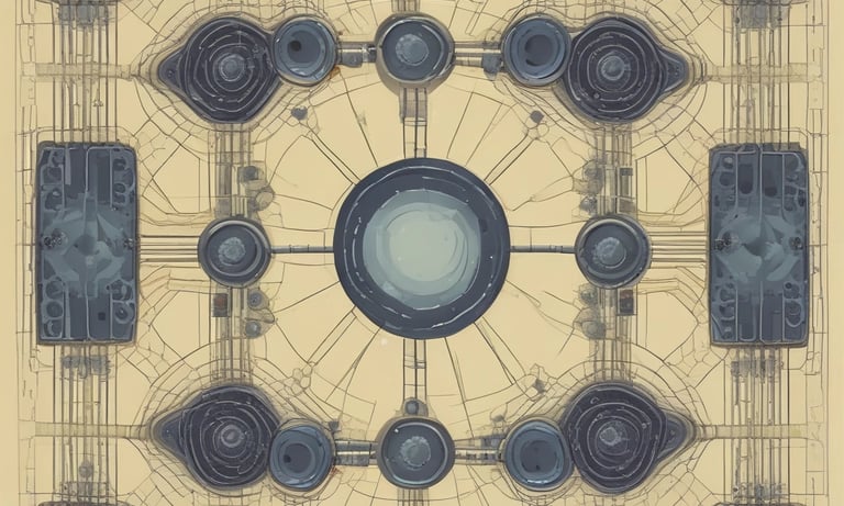 A laboratory scene with scientists working on nanotechnology applications in healthcare.