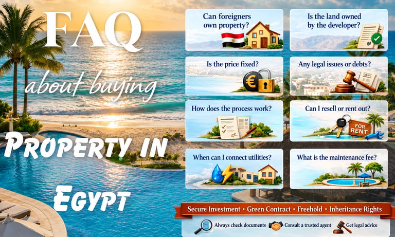 foreign property ownership Egypt • buy apartment in Egypt