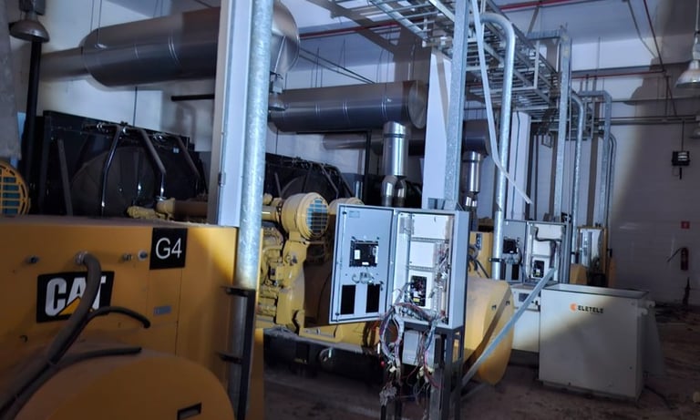 3616B, 13,800v. 60 Hz. Diesel Generators