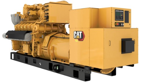 New Caterpillar G3512H, 1500 kW, 400v. 50 Hz.
