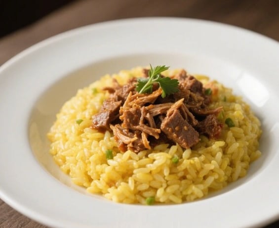 Risoto e Ragu de carne Mr. Fit Prudente