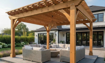 alt="Pergola project in Nacogdoches TX"