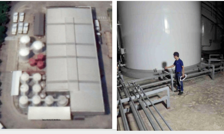 Oil tank ilumination