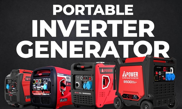 Portable Inverter Generator - Compact and efficient power solution for camping and outdoor activitie