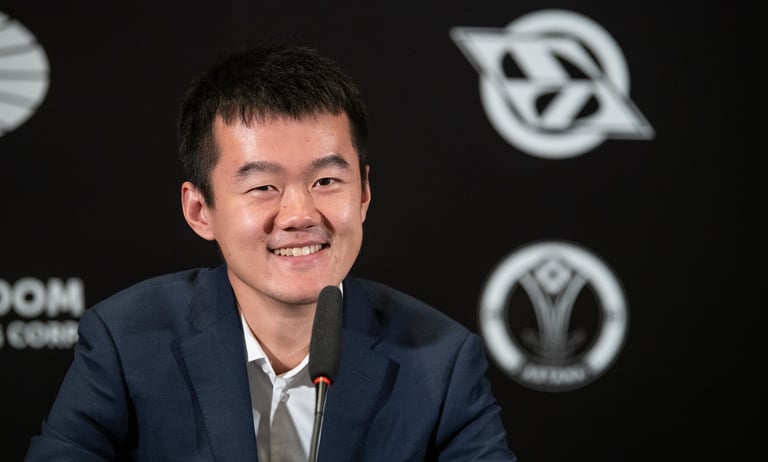 The pendulum swings: GM Ding Liren equalises. World Chess Championship. Chess Clicks