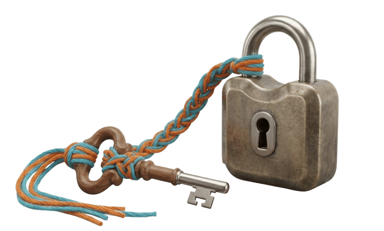 C'est un cadenas avec une clé de Handiref