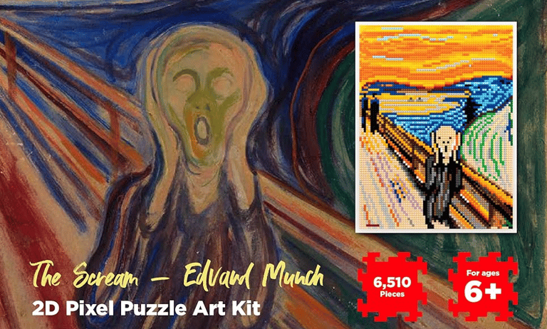 Pix Brix - The Scream in 6,510 Pieces