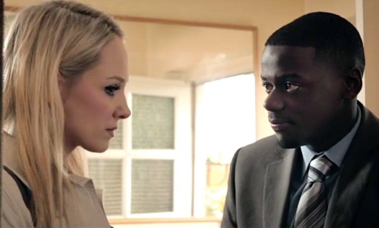 Nicky Ladanowski and Daniel Kaluuya in 'Coming Up'