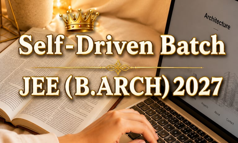 Best JEE B.Arch Preparation Course in India