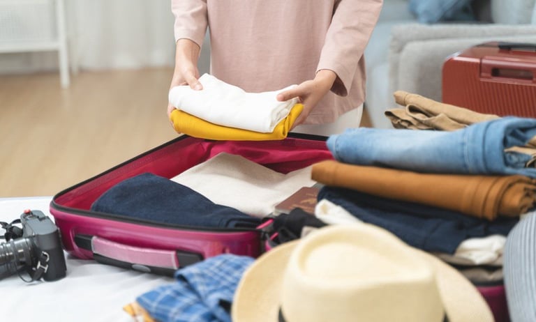 Travel Packing Illustration