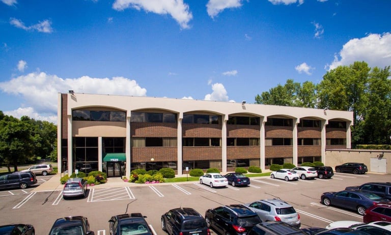 Our building, including parking lot
