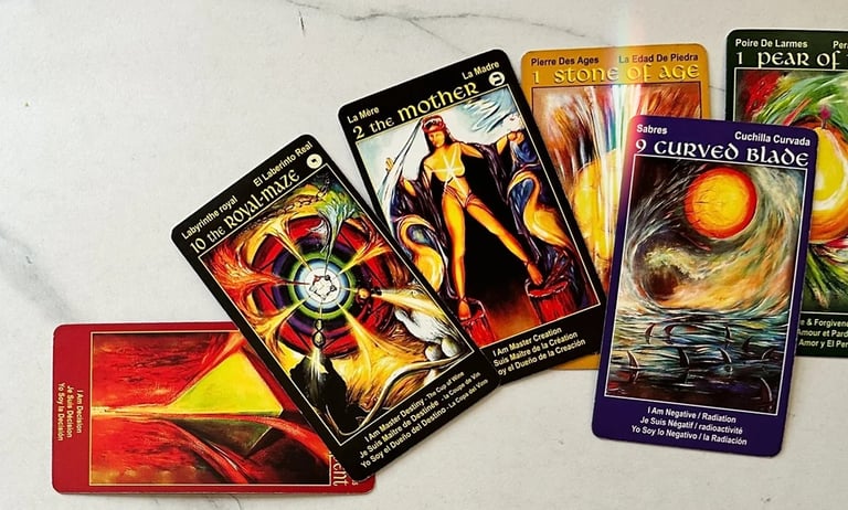 Tarot Cards I Am One Deck by Maya Britan