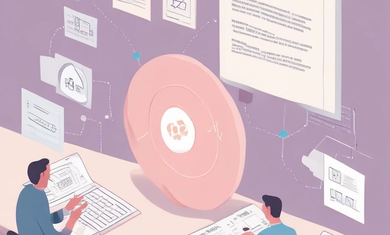 A collaborative meeting where professionals discuss digital tools for business transformation.